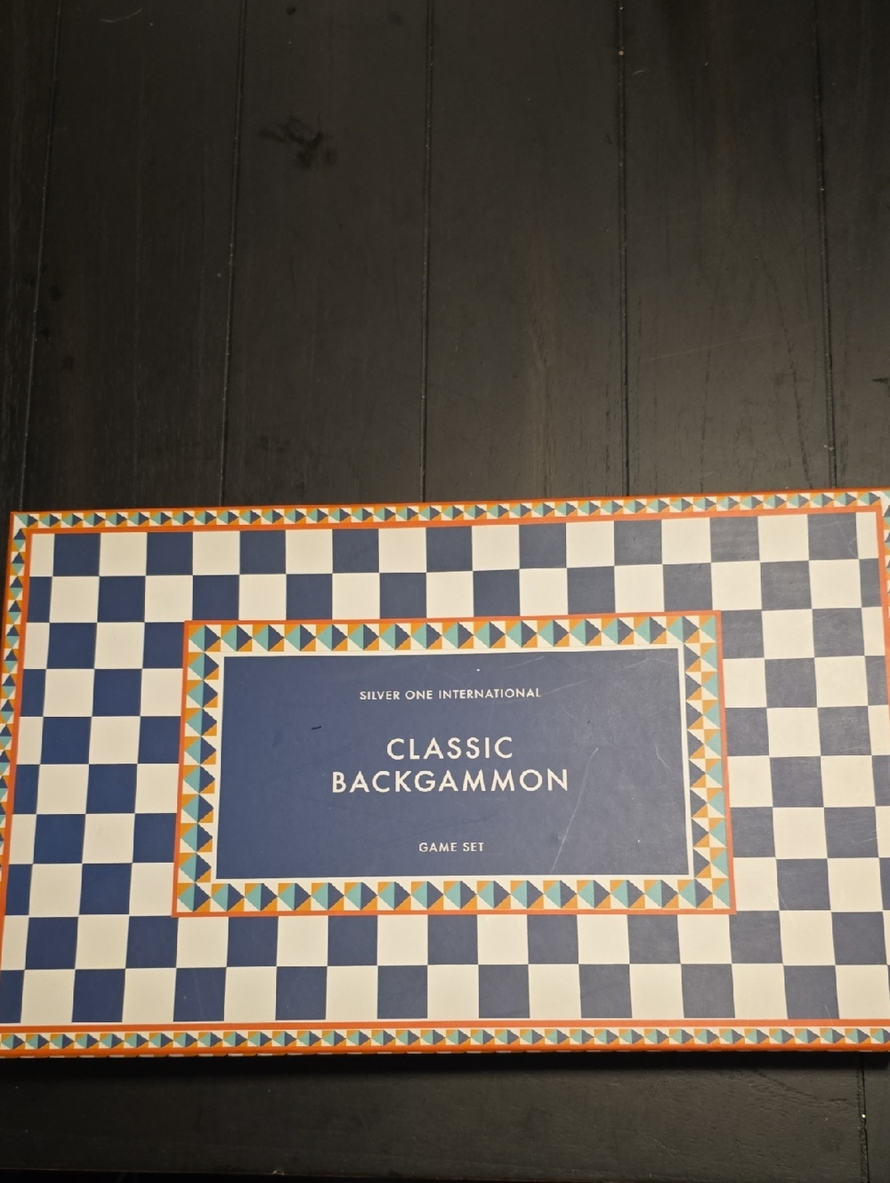 NIB Classic Backgammon Game Set